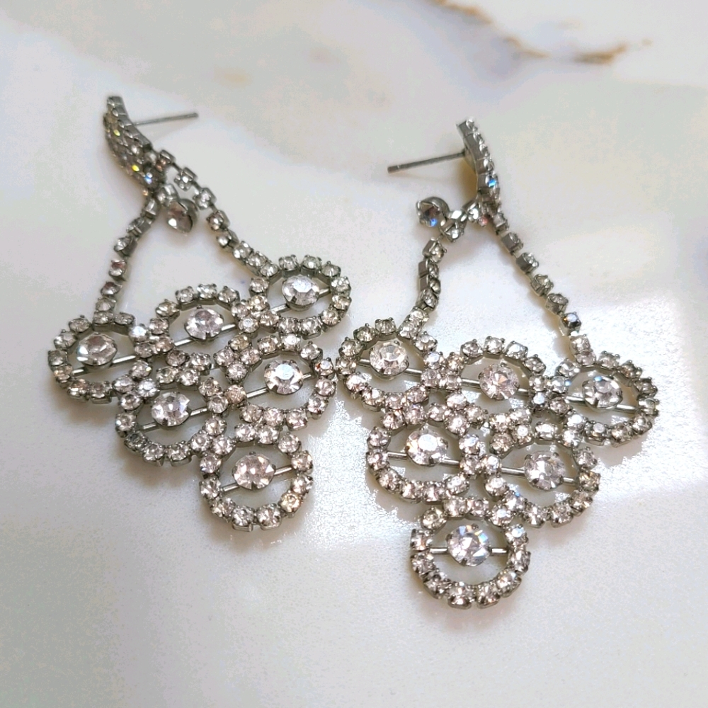Rhinestone Fashion Earrings